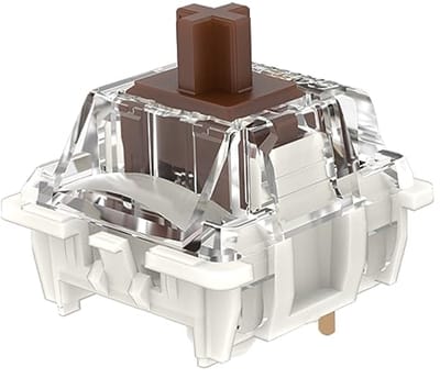 Mechanische Toetsenbordschakelaars - Bruin, Tactiel, 55gf - 108 Stuks