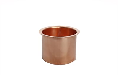 Tapeind Koper Bakgoot | Ø80 mm | 9 cm