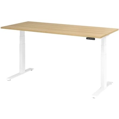 XDKB 19 W | Bureau - 180 x 80 Eiken Tafelhoogte I Elektrisch in hoogte verstelbaar