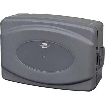 Brennenstuhl weerbestendige box (IP54 waterdichte kabelbox buiten ter bescherming van contactdozen, adapters, transformatoren, enz.)
