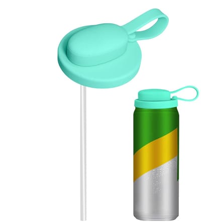 Dailygoods- Soda Kan Deksel Lekvrij - Herbruikbare Covers - Antislip Seal - Voedselsiliconen - 7 cm - Veilig voor Kinderen - Blikdeksel