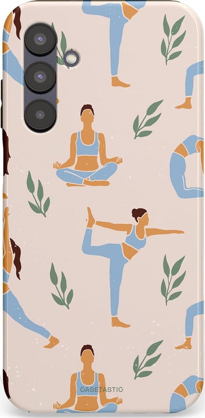 Casetastic Hoesje Geschikt voor Samsung A25 - Stijlvolle Beschermende Duo-layer Case - Yoga zen