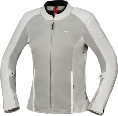IXS Oxy-Air Mesh Dames Light Grijs Textiele Motorjas - Jas