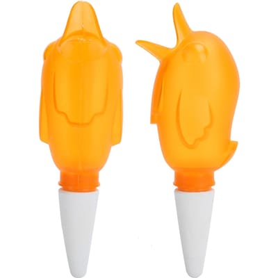 2 stuks Automatisch Druppelirrigatiesysteem Druppelende Waterpiek Tuinbewateringsaccessoires orange