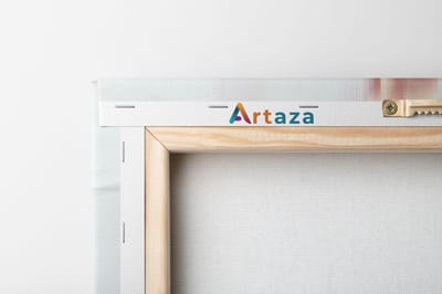 Artaza Canvas Schilderij Drieluik Abstracte Kunst van Verf Kleuren - 120x60 - Foto Op Canvas - Canvas Print