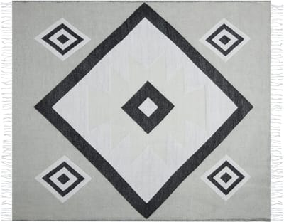 KATTIKE - Plaid - Grijs - 130 x 170 cm - Acryl