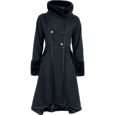 Vixxsin - Gothic Tussenseizoensjas - Fayola Coat - XS tot XXL - voor Vrouwen - zwart