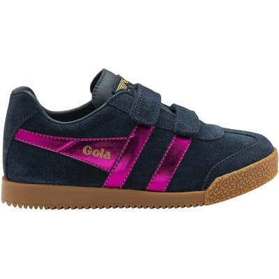 Lage leren sneakers voor kinderen: Harrier Glitz Strap Trainer