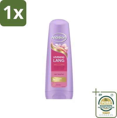 1 x Andrélon – Conditioner – Levendig Lang – 200 ml- Lang Haar Verzorging - Versterkte Haar Conditioner - Biotine Voor Haar - Haarbreuk Voorkomen - Gezond Haar
