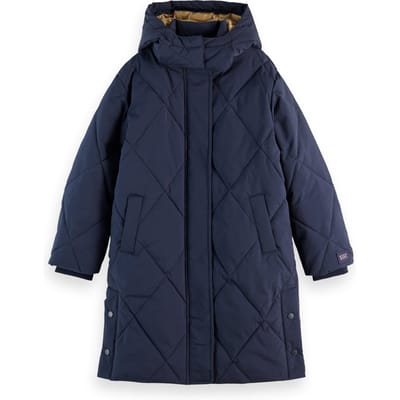 Scotch & Soda Girls Longer-length Puffer Jacket Sky Captain Taglia: 6 | Giacche Outlet | kids