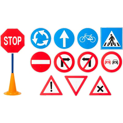 Verkeersbord Kuebler Sport Traffic (x12)