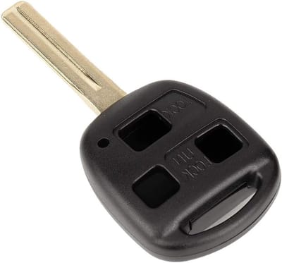 Schokbestendige Sleutelhanger Bescherming voor Autosleutel met 3 Knoppen - Geschikt voor IS 200/300, GS 300/400/430, LS 200/400, RX 300