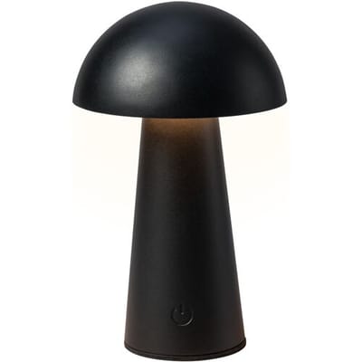 LIVARNO Oplaadbare tafellamp, warmwit, 1200 mAh (zwart)