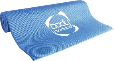 Yogamat - blauw - 6mm dik - antislip onderzijde