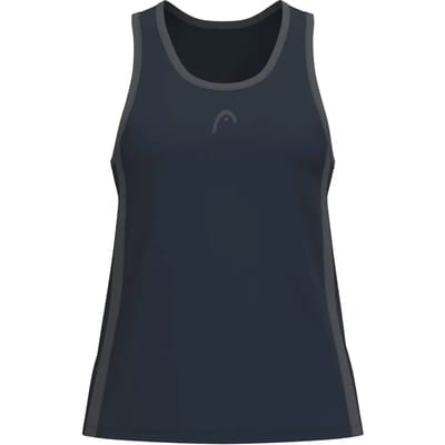 Head Racket Club 25 Mouwloos T-shirt Blauw 128 cm Meisje