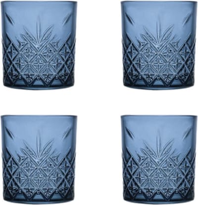 Pasabahce Timeless Tumbler 35,5 Cl Blauw - 4 Stuks