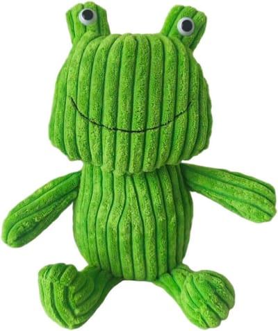 Deurstopper Kikker - Dikke deurblokker - Deuren Op Hun Plaats - Zware Stoffen Vulling - 16x16x22cm - Groen