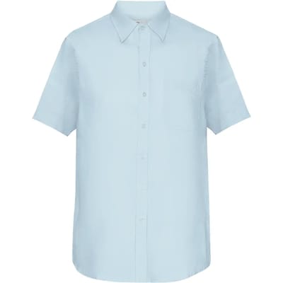 Linnen overhemd Colorful Standard Organic polar blue