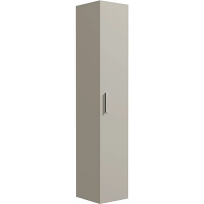 Badplaats Badkamerkast Pluto 30 x 30 x 150 cm – Beige – Hangende Kolomkast Hoog met 1 Deur