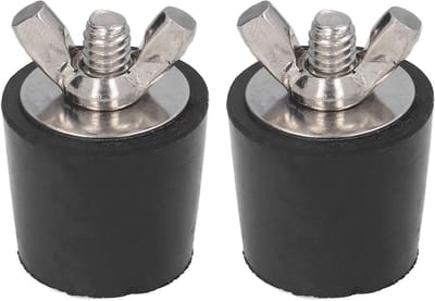 Dailygoods- Winterstoppen 2 Stuks - Vorstbescherming - Rubberen Stop - Zwembadafsluitstop - Buispluggen - 25 mm Afdichting