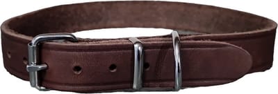 Schins Basic Halsband - Bruin - 50cm