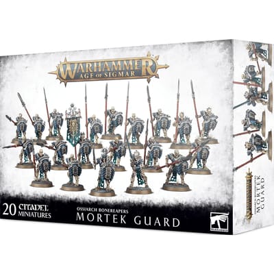 Set met 20 figuurtjes van 146 stuks Games Workshop Warhammer AoS - Ossiarch Bonereapers Mortek Guard
