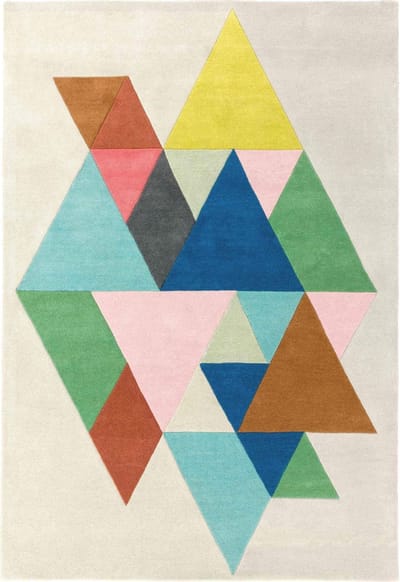 Easy Living - Reef-Triangle-multi Vloerkleed - 200x290  - Rechthoek - Laagpolig Tapijt - Modern - Meerkleurig