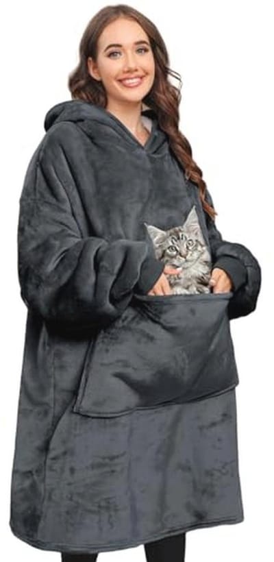 Oversized Sweatshirt voor Dames en Heren – Comfortabele Hoodie met Capuchon en Lange Mouwen