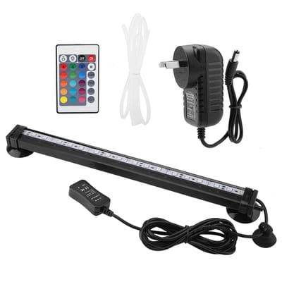 Vis   Belichting Luchtbel Onderwater LED Verlichting met Afstandsbediening Aquarium Verlichting Set 16cm