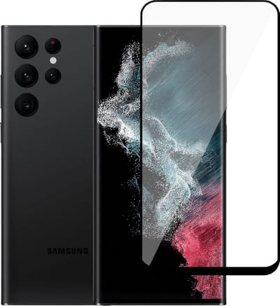 Screenprotector geschikt voor Samsung S22 Ultra – Glass Pet Folie