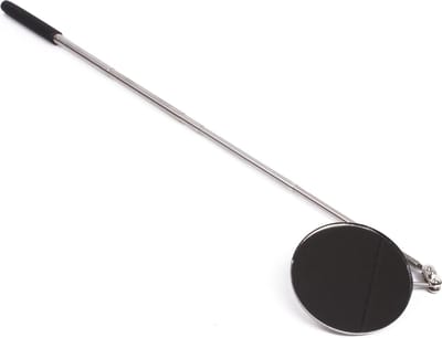 Benson Telescopische inspectiespiegel - Ø 85 mm - Dubbel kogelgewricht - Antislip handvat - Zilver
