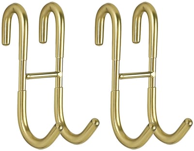 WiseGoods Premium Douchedeur En Handdoekhaak - RVS Voor Glazen Douchedeur - Handdoek Haken - Handdoekhaakjes - Haak Goud