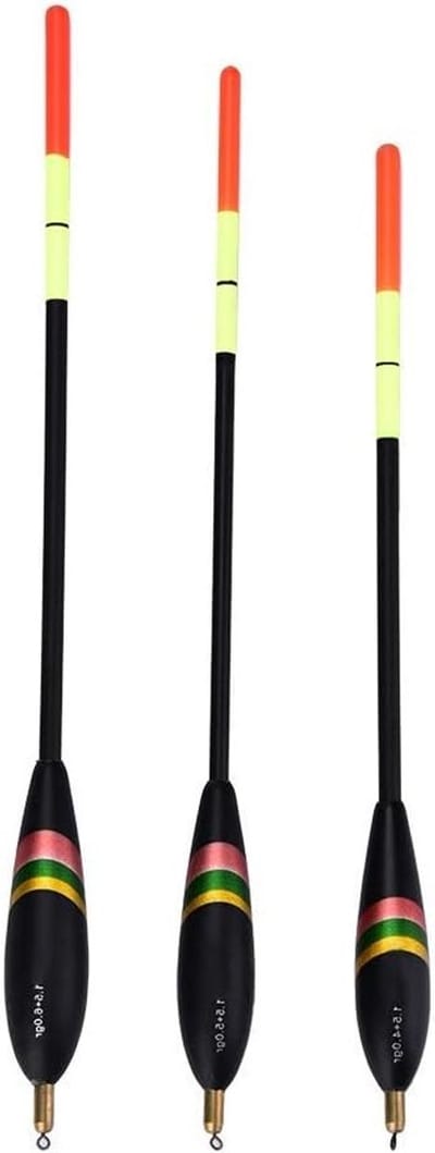 Coarse Fishing Floats voor het Vissen met Bait, 3 Stuks Gewogen Waggler Drijvers met Diverse Gewichten
