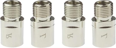 Fiets Pedaal Extenders - Pedaal Verlengstukken - Comfortabel Fietsen - Voorkomt Kniebelasting - 20mm Verlenging - Zilver