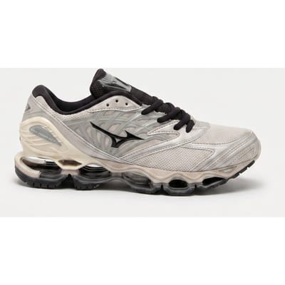 Mizuno Unisex S.l. Wave Prophecy Ls Silvercloud/black/opalgray Maat: 42 | Hardloopschoenen Outlet | Unisex | Zwart