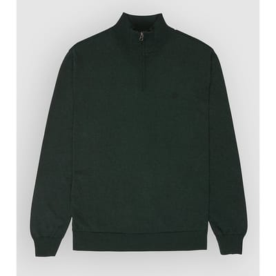 Element Icon Embroidery Quarter Half-Zip Sweater groen