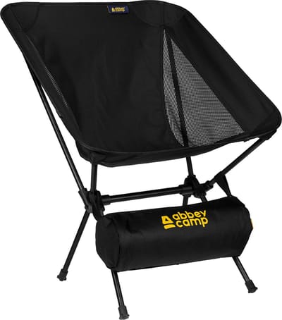 Abbey Camp Campingstoel Opvouwbaar - lichtgewicht & compact - 56 x 56 x 71,5 cm