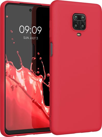 kwmobile telefoonhoesje geschikt voor Xiaomi Redmi Note 9S / 9 Pro / 9 Pro Max - Hoesje voor smartphone - Back cover in kersrood