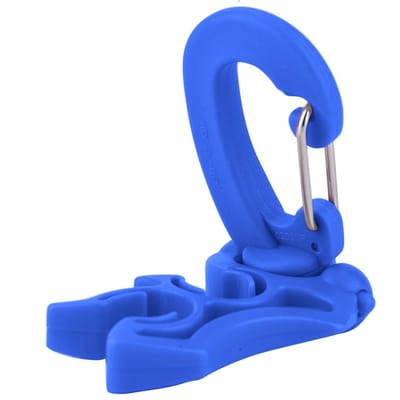 Scuba Diving Dubbele BCD Slanghouder Clip Regulator Bevestigingsgesp Haak voor Duiken Snorkelen Blue