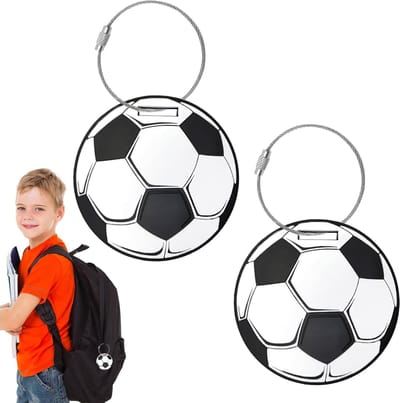 Koffers en Rugzakken Labelset, 2 Stuks Kleine Bagagelabels, Waterdicht PVC met Naam, Adres en Telefoonnummer