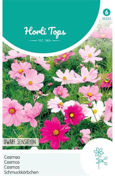 Hortitops Zaden - Cosmos Bipinnatus Dwarf Sensation Gemengd