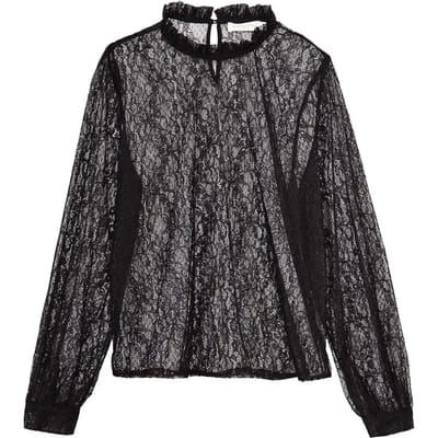 Damesblouse met kant La Petite Étoile Ordilla