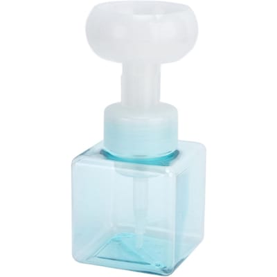 250ml Schuimfles PETG Kunststof Bloem Schuim Dispenser Vierkante Flessen voor Cosmetica white
