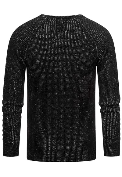 Chunky Slim Fit V-Hals Trui