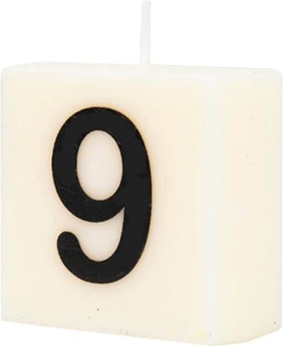 Letter Kaarsje - 9