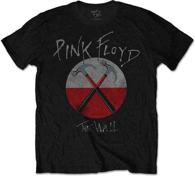 Pink Floyd - The Wall Hammers Logo Heren T-shirt - S - Zwart