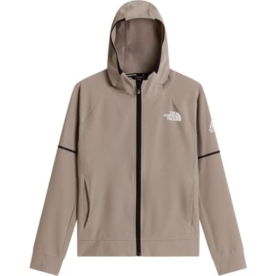 The North Face Mountain Athletic Woven Full Zip Hoodie Junior - Beige, Beige L