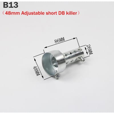 35mm 42mm 45mm 48mm 51mm 60mm moto silencieux d'échappement catalyseur DB tueur silencieux bruit éliminateur pour Akrapovic pour SC