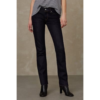 Kings Of Indigo Emi Gorbi Rinse Size: W24L30 | Slim Outlet | Dames | Zwart