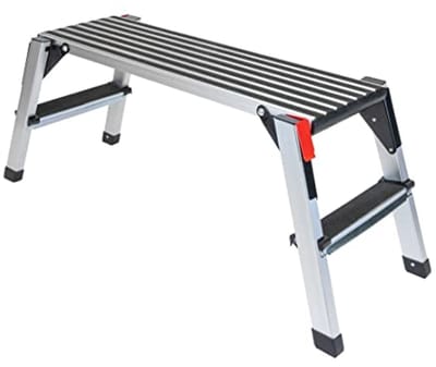Opstapbank en Aluminium Werkplatform Inklapbaar - Tot 150 kg - 960 x 300 mm